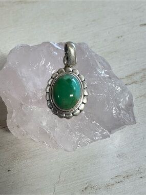 Sonoran Gold Oval Sterling Silver Pendant